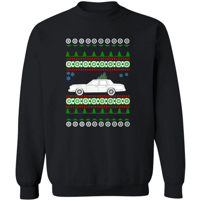 Lincoln Towncar 1989 Town Car Ugly Christmas Sweater Sweatshirt