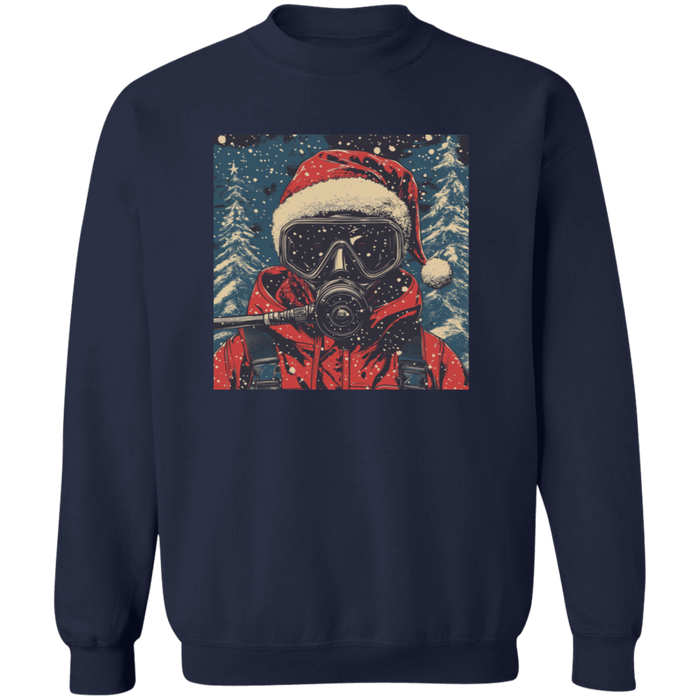 Snowboarder Scuba Ugly Christmas Sweater Jumper