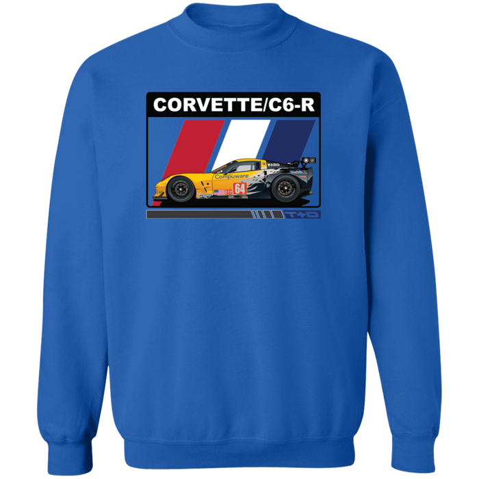 Race Car like a C6-R Sweatshirt