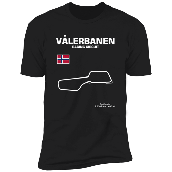 Track Outline Series Valerbanen Racing Circuit T-shirt