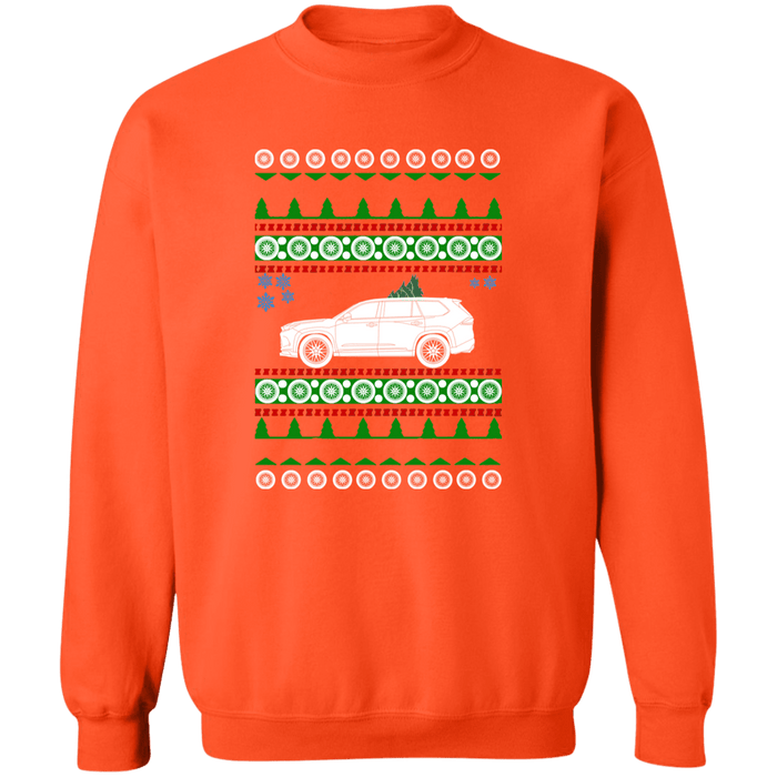 SUV like a Toyota Grand Highlander 2024 Ugly Christmas Sweater Sweatshirt