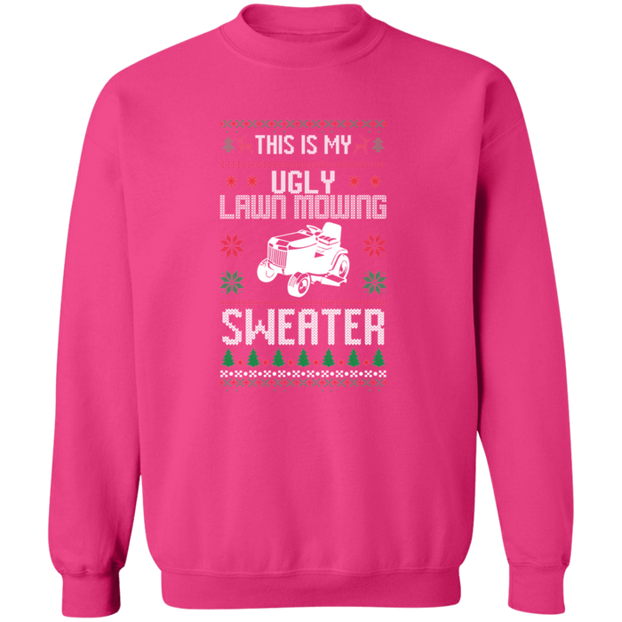 Ugly Lawn Mowing Christmas Sweater Sweatshirt