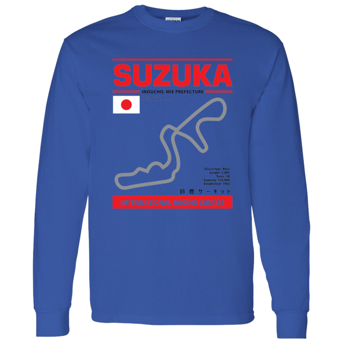 Track Outline Series Suzuka Long Sleeve T-shirt