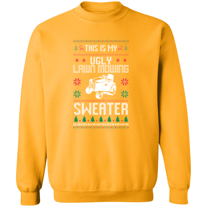 Ugly Lawn Mowing Christmas Sweater Sweatshirt