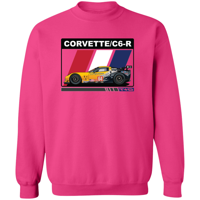 Race Car like a C6-R Sweatshirt