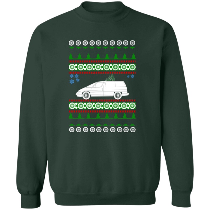 Oldsmobile Silhouette Ugly Christmas Sweater