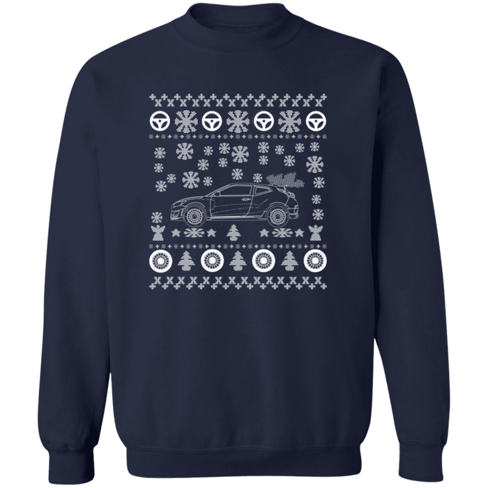 Hyundai Veloster N 2nd gen Ugly Christmas Sweater Sweatshirt