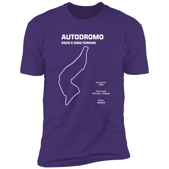 Track Outline Series Autodromo Enzo E Dino Ferrari t-shirt