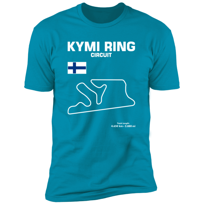 Track Outline Series Kymi Ring Circuit Finland T-shirt