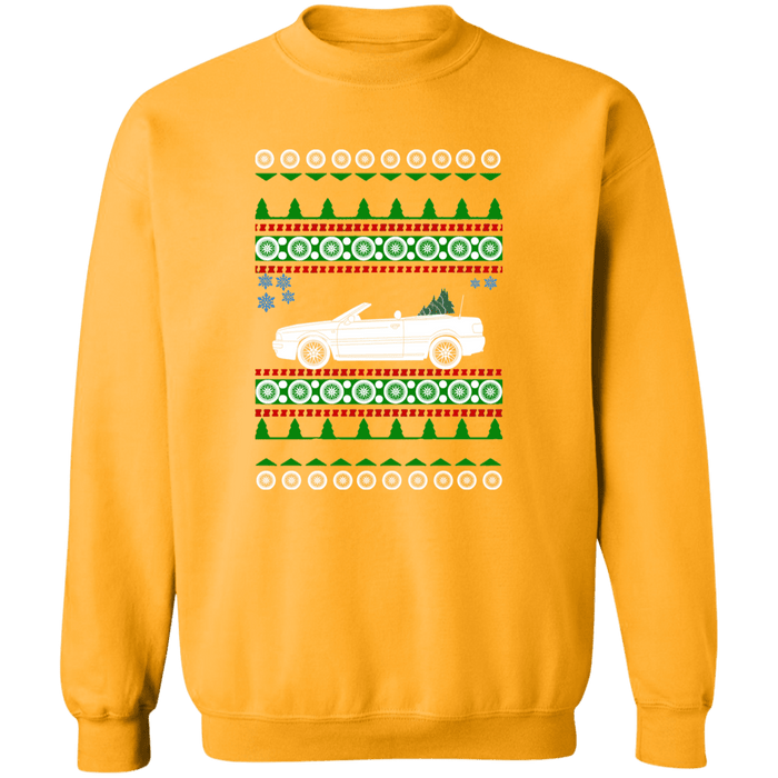German Car like an Audi B4 Cabriolet Ugly Christmas Sweater Sweatshirt