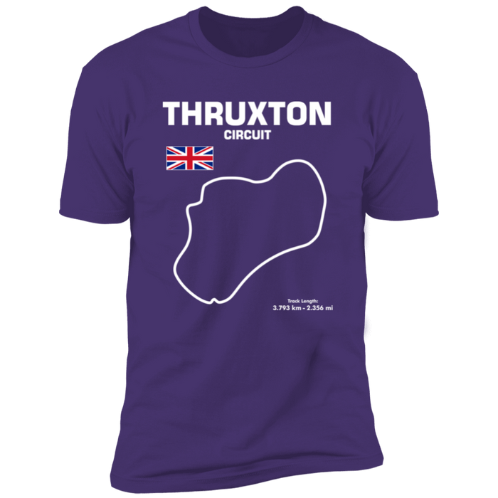 Track Outline Series Thruxton Circuit UK T-shirt