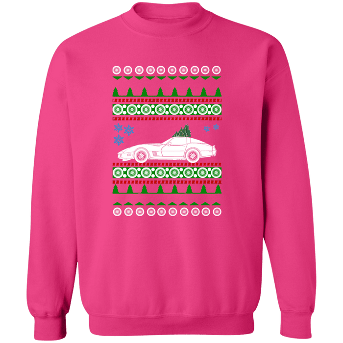 C3 Corvette Ugly Christmas Sweater Sweatshirt 1981 1982