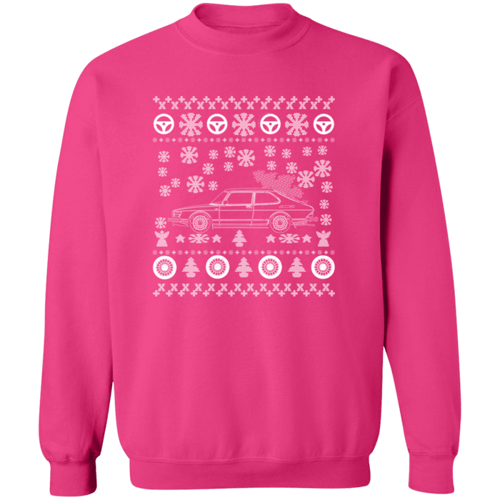 Saab 900 1987-1993 Ugly Christmas Sweater Sweatshirt V2