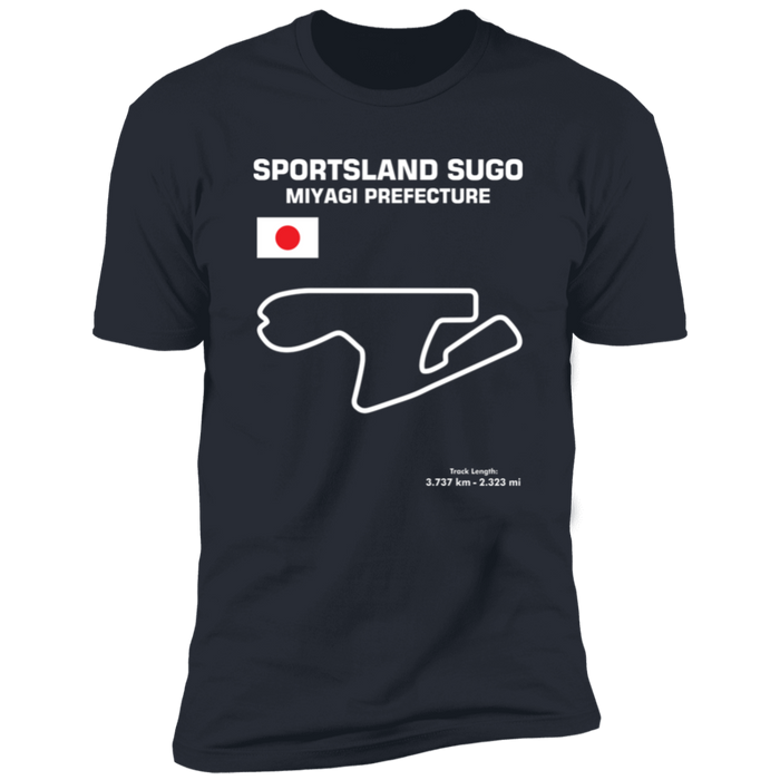 Track Outline Sportsland Sugo Japan T-shirt