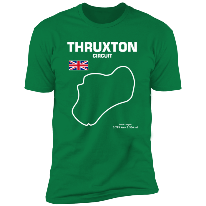 Track Outline Series Thruxton Circuit UK T-shirt