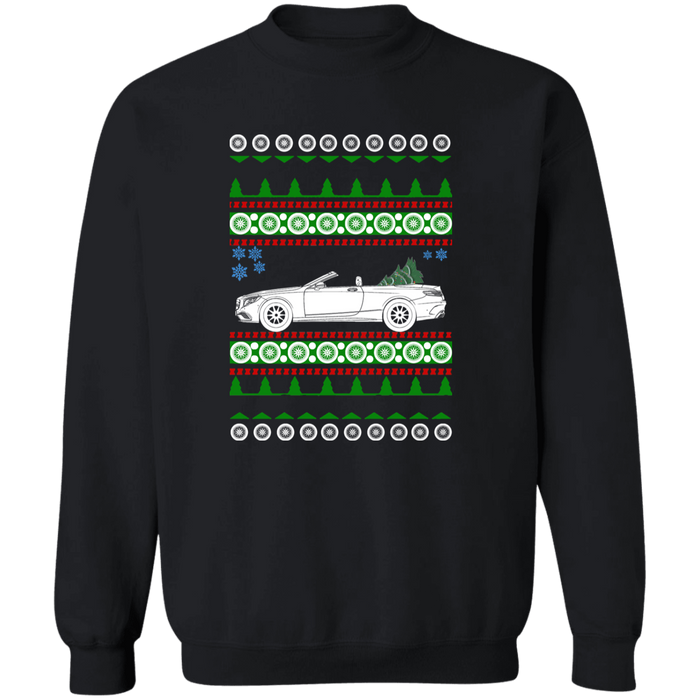 German Car like an S63 AMG Convertible V2 Ugly Christmas "sweater" sweatshirt