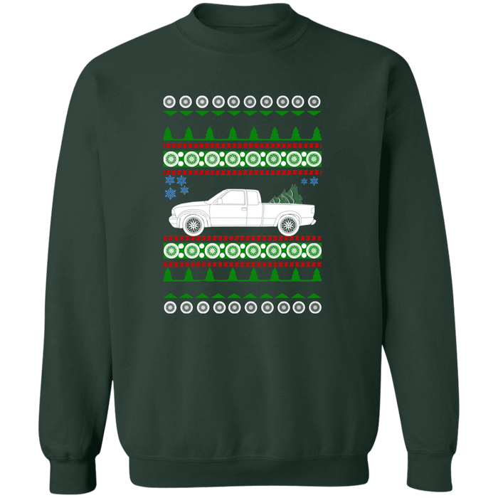 Truck like a 2002 S10 ZR2 Chevy Ugly Christmas Sweater Sweatshirt