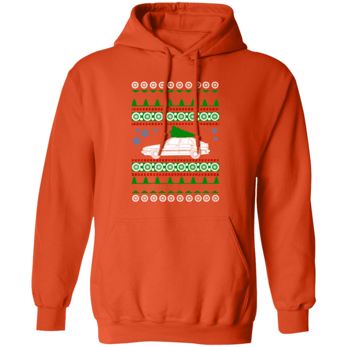 Saab 9000 Ugly Christmas Sweater Hoodie