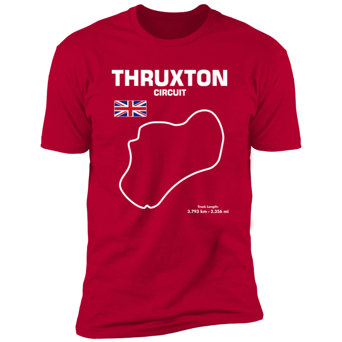 Track Outline Series Thruxton Circuit UK T-shirt