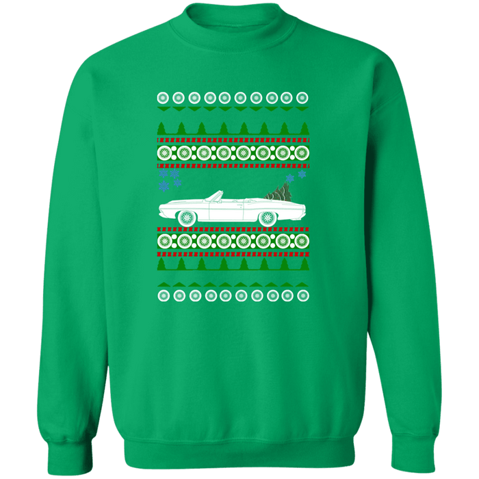 Ford Galaxie Convertible 1968 Ugly Christmas Sweater Sweatshirt