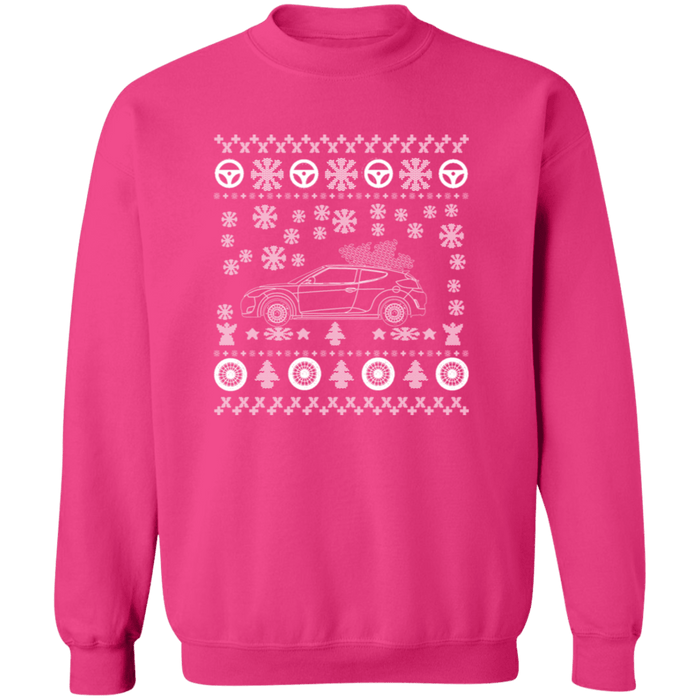 Hyundai Veloster 1st Gen Ugly Christmas Sweater Sweatshirt V2