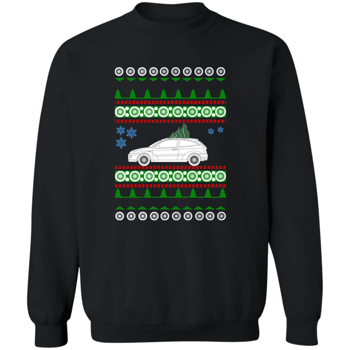 Ford Focus 1st gen 1998 Ugly Christmas Sweater Sweatshirt