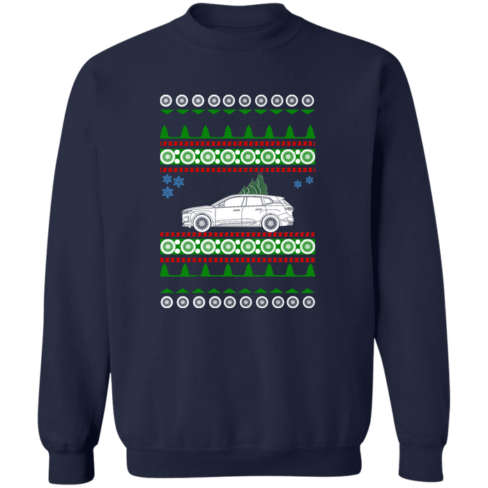 BMW Electric SUV iX Ugly Christmas Sweater Sweatshirt