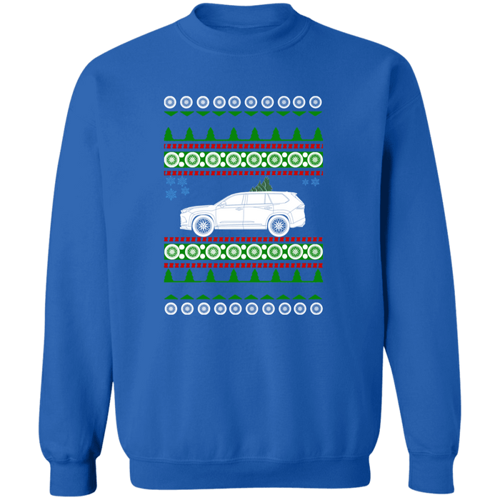 SUV like a Toyota Grand Highlander 2024 Ugly Christmas Sweater Sweatshirt