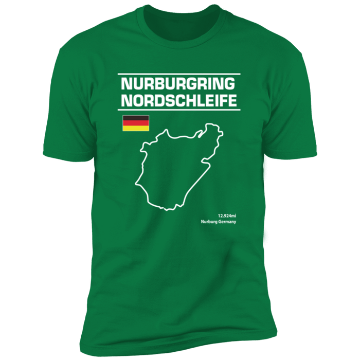 Nurburgring Nordschleife Track Outline Series T-shirt