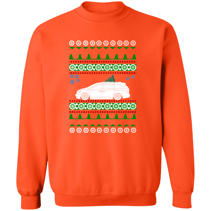 Slammed Minivan 4th Ugly Christmas Sweater Sweatshirt