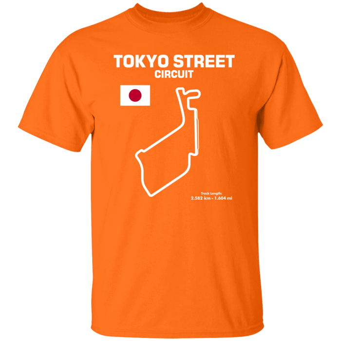 Track Outline Series Tokyo Street Circuit T-shirt v2