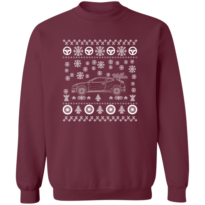 Hyundai Veloster N 2nd gen Ugly Christmas Sweater Sweatshirt