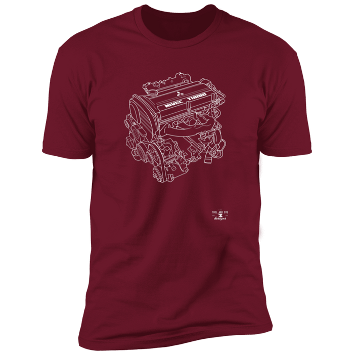 Engine Blueprint Series 4G63 Mivec Stock Turbo T-shirt