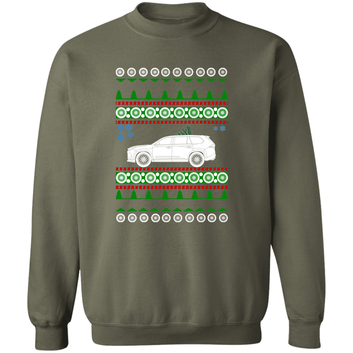SUV like a Toyota Grand Highlander 2024 Ugly Christmas Sweater Sweatshirt