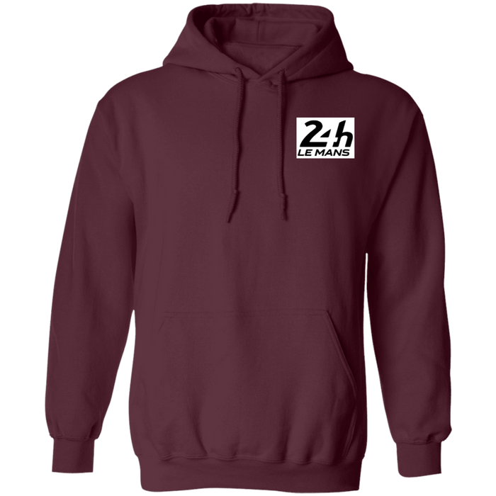 Circuit De La Sarthe 24 Heures Du Mans Track Outline Series Hoodie Front and Rear Print V3