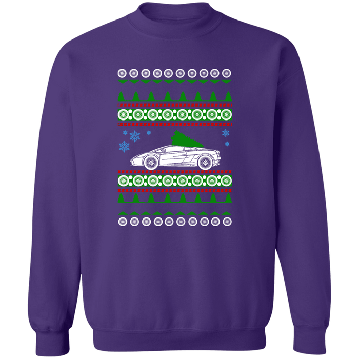 Exotic Car like a Gallardo Ugly Christmas Sweater Sweatshirt