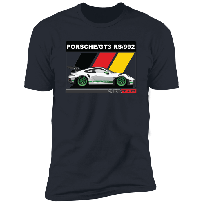 992 GT3 RS 911 Porsche German Flag T-shirt