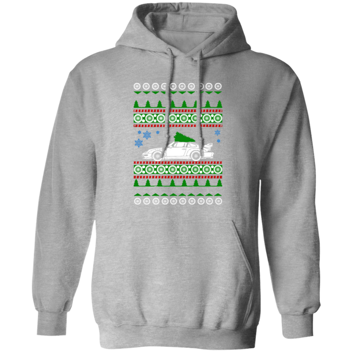 German Car like a 993 Ugly Christmas "sweater" hoodie