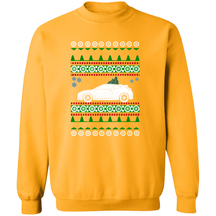 Hyundai Veloster N 2019 2nd gen Ugly Christmas Sweater Sweatshirt