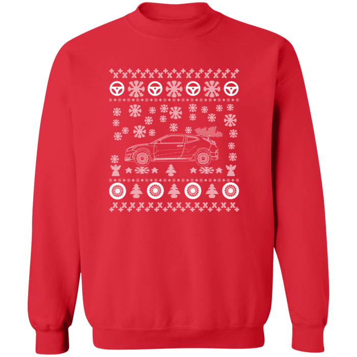 Hyundai Veloster N 2nd gen Ugly Christmas Sweater Sweatshirt