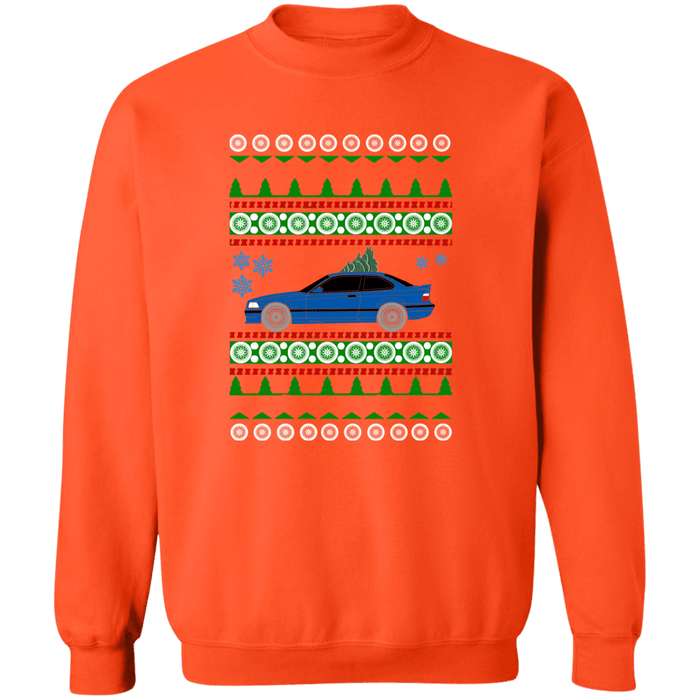 BMW E36 M3 Ugly Christmas Sweater Sweatshirt  Version 4