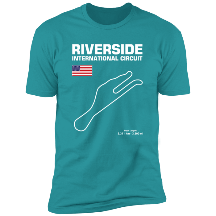 Track Outline Series Riverside International Circuit T-shirt