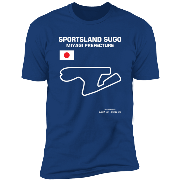 Track Outline Sportsland Sugo Japan T-shirt