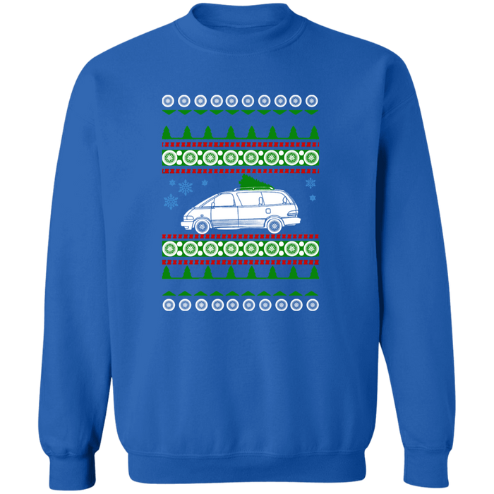 Van like a Toyota Previa Ugly Christmas Sweater Sweatshirt