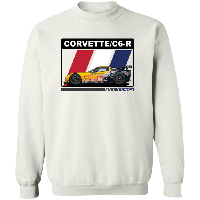 Race Car like a C6-R Sweatshirt