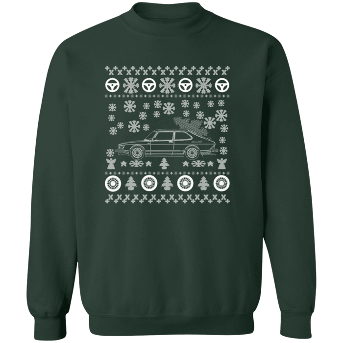 Saab 900 1987-1993 Ugly Christmas Sweater Sweatshirt V2