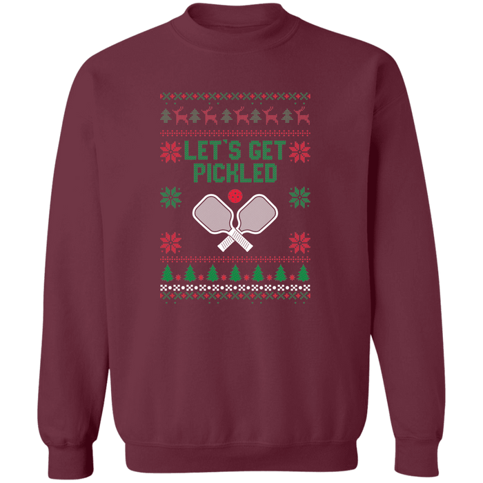 Pickle Ball Ugly Christmas Sweater Sweatshirt