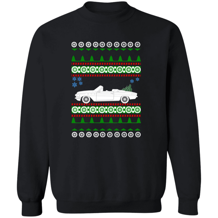 Buick Skylark Convertible 1962 Ugly Christmas Sweater Sweatshirt