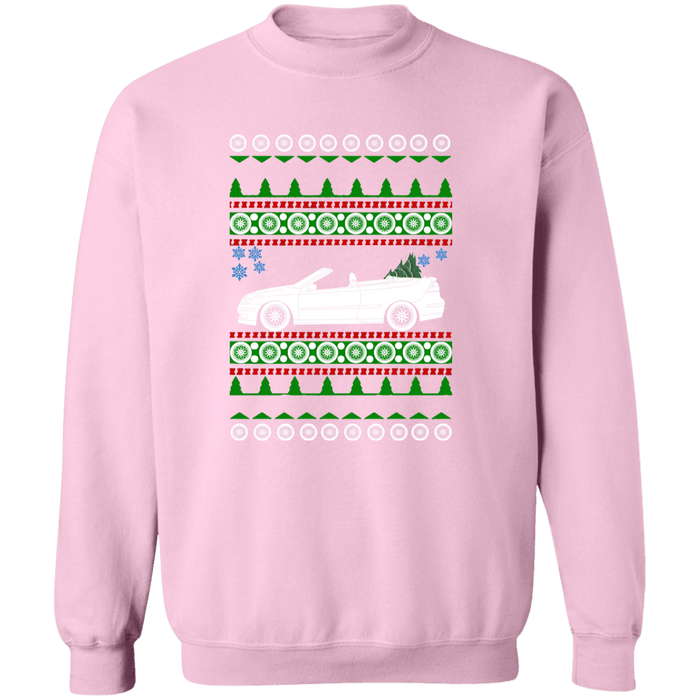 Saab 9-3 Convertible Ugly Christmas Sweater Sweatshirt