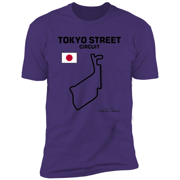 Track Outline Series Tokyo Street Circuit T-shirt